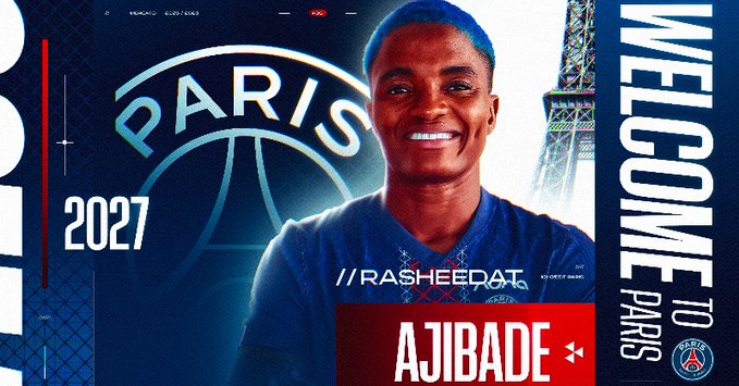 Rasheedat Ajibade Shakes Hand With PSG On A 2-year Deal
